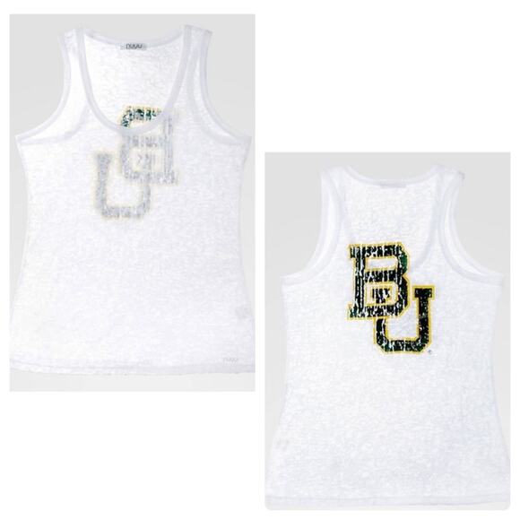 NUYU Baylor University Bears Burnout Tank - Picture 1 of 8
